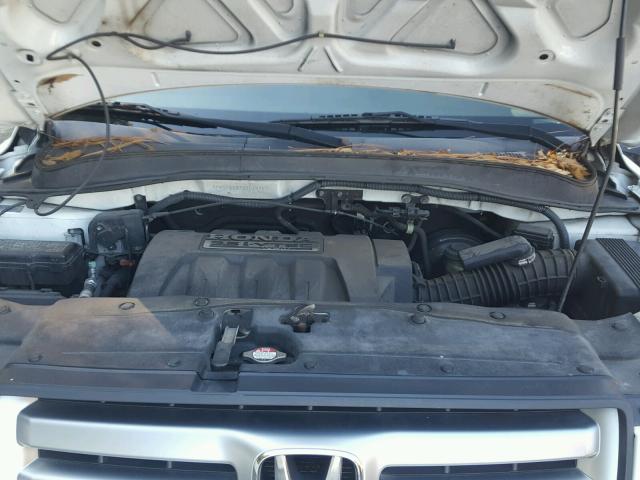 5FNYF28478B016987 - 2008 HONDA PILOT WHITE photo 7