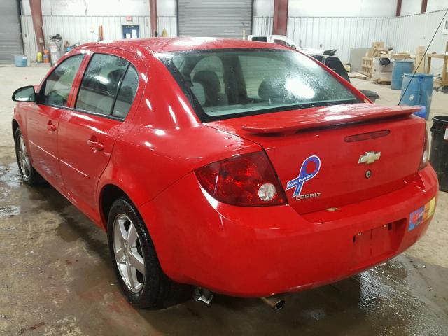 1G1AL52F157638775 - 2005 CHEVROLET COBALT LS RED photo 3