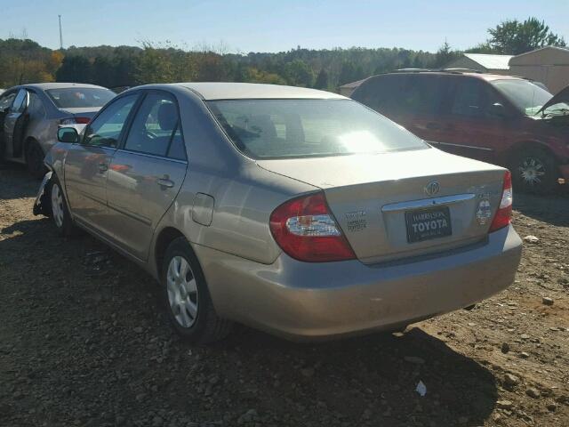 4T1BE32K24U285448 - 2004 TOYOTA CAMRY LE ბეჟი ფოტო 3