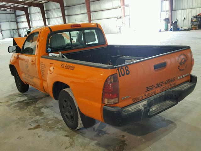 5TFNX4CN5DX030754 - 2013 TOYOTA TACOMA ORANGE photo 3