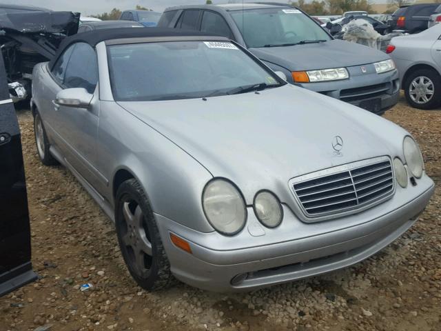 WDBLK70G33T129722 - 2003 MERCEDES-BENZ CLK SILVER photo 1