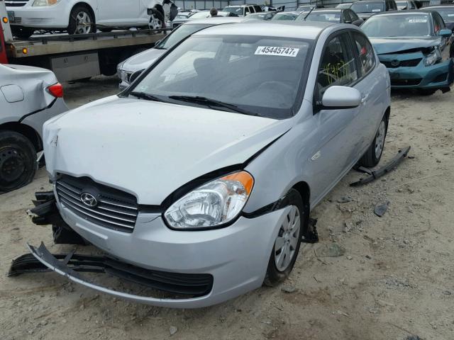 KMHCM3AC6AU152687 - 2010 HYUNDAI ACCENT BLU GRAY photo 2