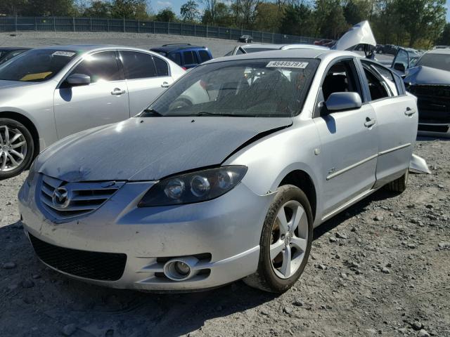 JM1BK123861401895 - 2006 MAZDA 3 S SILVER photo 2