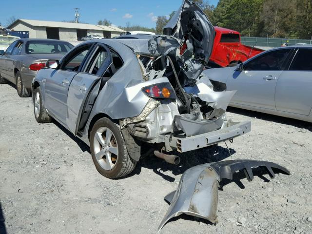 JM1BK123861401895 - 2006 MAZDA 3 S SILVER photo 3