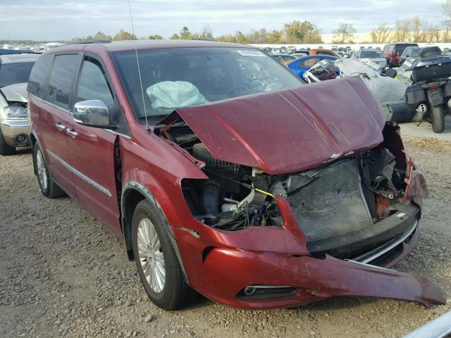 2C4RC1CG7DR597009 - 2013 CHRYSLER TOWN & COU RED photo 1