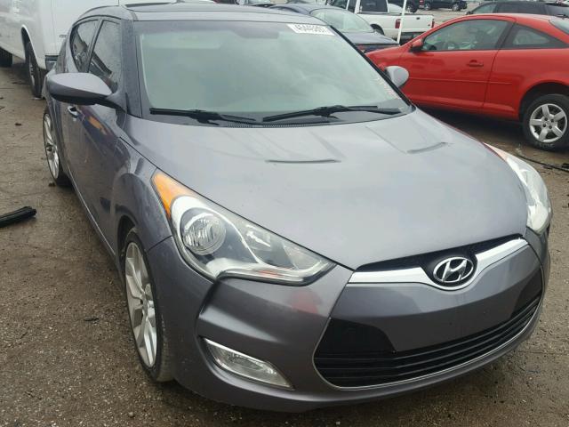 KMHTC6AD2CU028867 - 2012 HYUNDAI VELOSTER B CHARCOAL photo 1