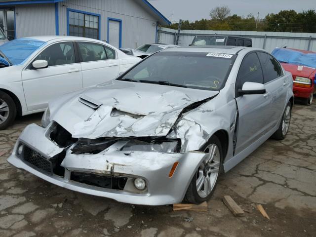 6G2ER57719L240186 - 2009 PONTIAC G8 SILVER photo 2