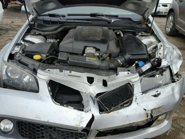 6G2ER57719L240186 - 2009 PONTIAC G8 SILVER photo 7