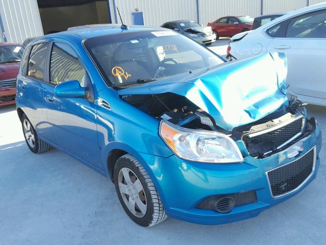 KL1TD66E89B640523 - 2009 CHEVROLET AVEO LS TEAL photo 1