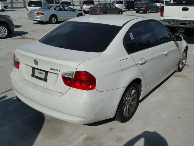 WBAVB13556PT04483 - 2006 BMW 325 I WHITE photo 4