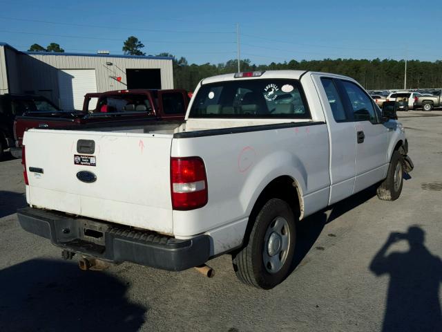 1FTRX12WX5NB21669 - 2005 FORD F150 WHITE photo 4