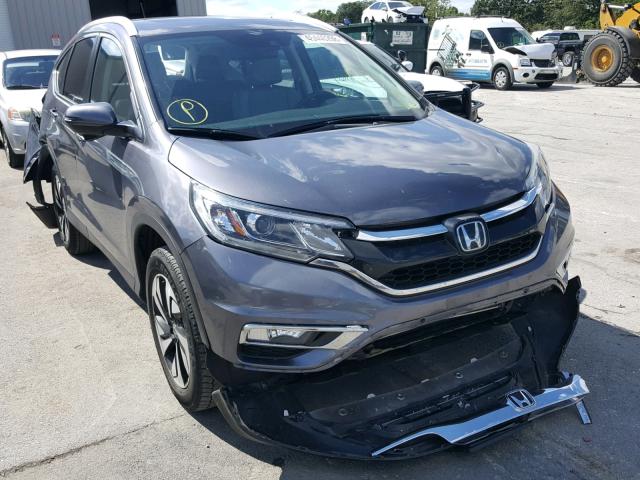 5J6RM4H98GL109718 - 2016 HONDA CR-V TOURI GRAY photo 1