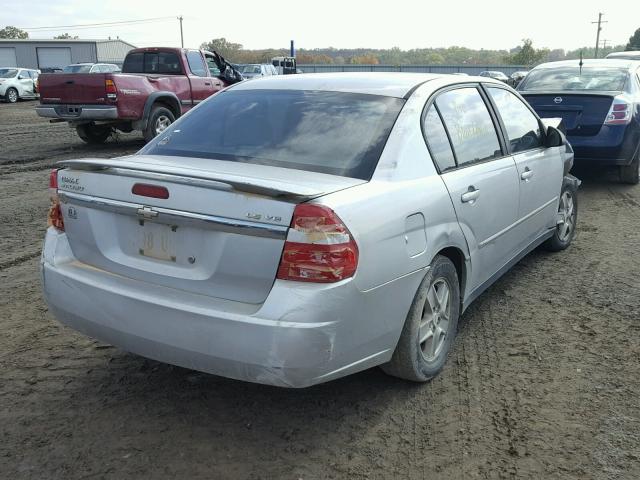 1G1ZT52835F253356 - 2005 CHEVROLET MALIBU LS SILVER photo 4