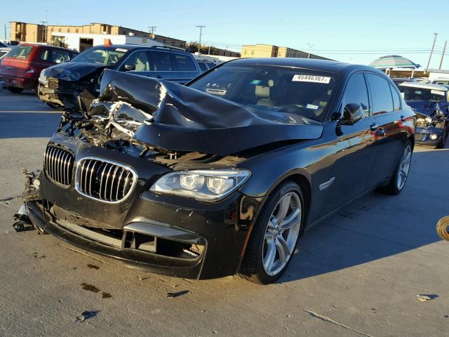 WBAYE8C59FD781657 - 2015 BMW 750 LI أسود صورة 2
