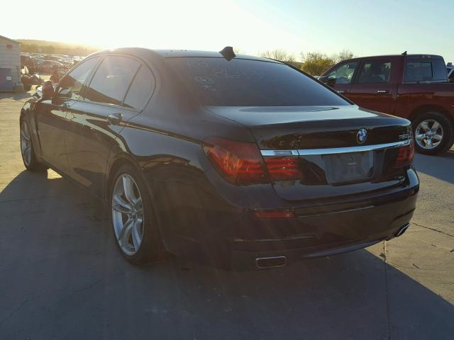 WBAYE8C59FD781657 - 2015 BMW 750 LI أسود صورة 3
