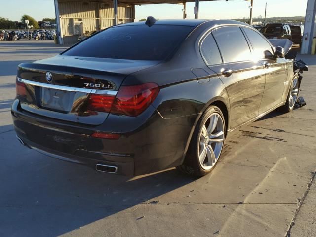 WBAYE8C59FD781657 - 2015 BMW 750 LI أسود صورة 4
