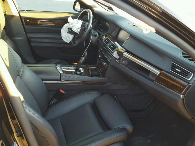 WBAYE8C59FD781657 - 2015 BMW 750 LI BLACK photo 5