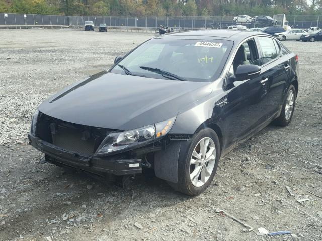 5XXGN4A74DG167243 - 2013 KIA OPTIMA EX BLACK photo 2