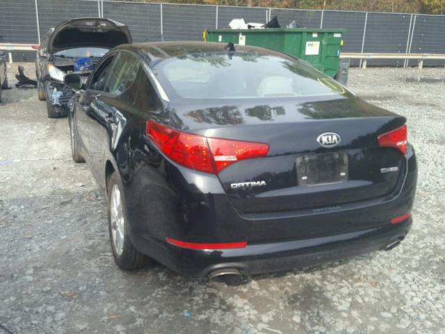 5XXGN4A74DG167243 - 2013 KIA OPTIMA EX BLACK photo 3