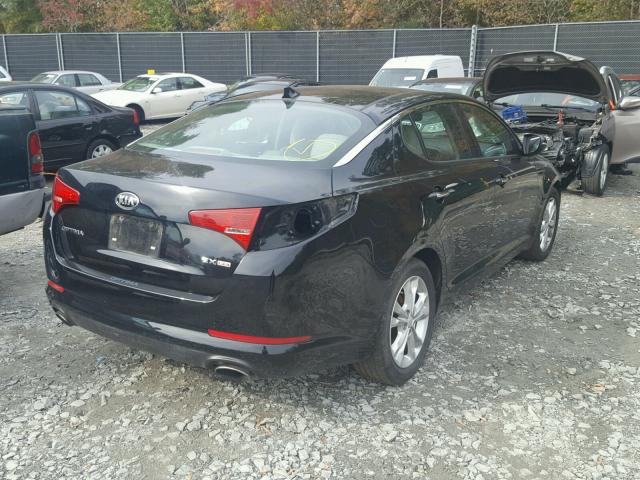 5XXGN4A74DG167243 - 2013 KIA OPTIMA EX BLACK photo 4