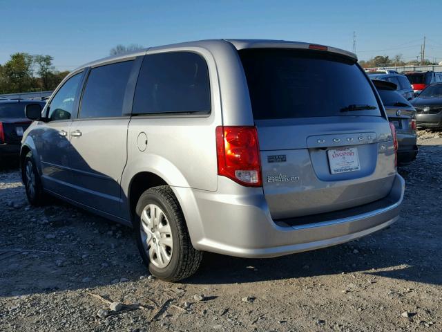 2C4RDGBG8HR630428 - 2017 DODGE GRAND CARA GRAY photo 3