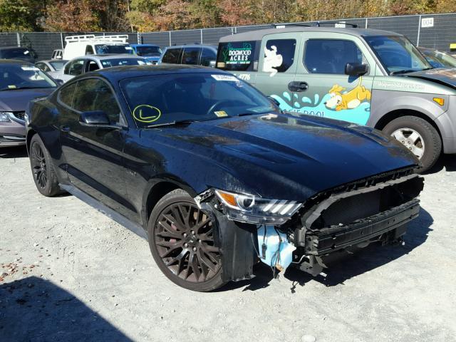 1FA6P8CF2F5348291 - 2015 FORD MUSTANG GT BLACK photo 1