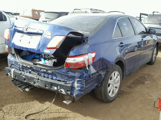 4T1BB46K19U086018 - 2009 TOYOTA CAMRY BLUE photo 4