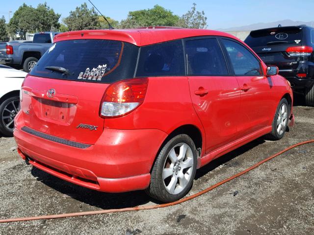 2T1KR32E93C053704 - 2003 TOYOTA COROLLA MA RED photo 4