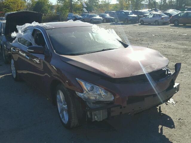 1N4AA5AP3AC842766 - 2010 NISSAN MAXIMA S BURGUNDY photo 1