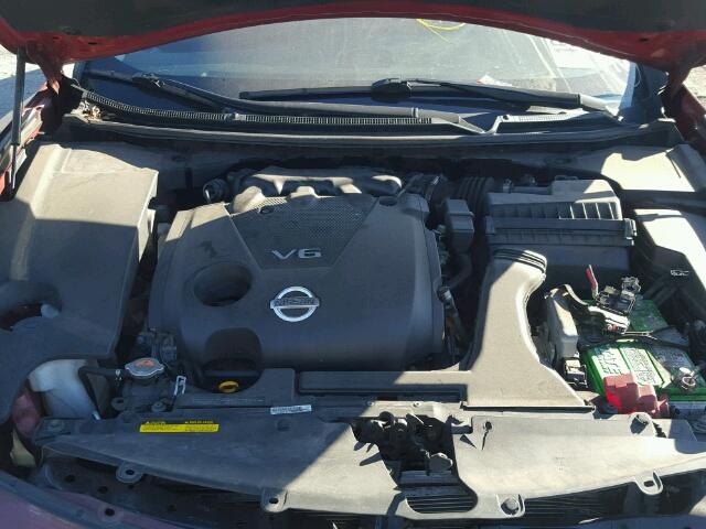 1N4AA5AP3AC842766 - 2010 NISSAN MAXIMA S BURGUNDY photo 7