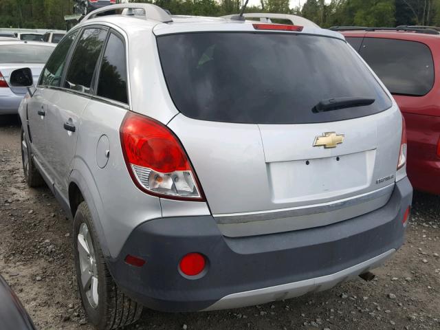 3GNAL2EK1CS567534 - 2012 CHEVROLET CAPTIVA SP SILVER photo 3