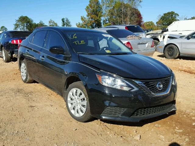 3N1AB7AP2GY303531 - 2016 NISSAN SENTRA S BLACK photo 1