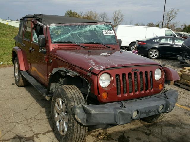 1J4GA59177L206729 - 2007 JEEP WRANGLER S RED photo 1