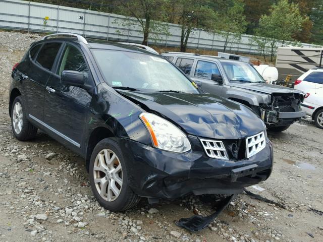 JN8AS5MV8DW645505 - 2013 NISSAN ROGUE S BLACK photo 1