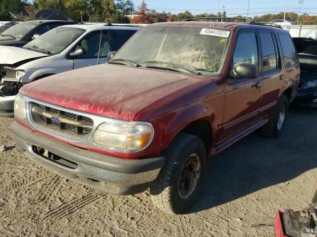 1FMZU34XXWUC95965 - 1998 FORD EXPLORER RED photo 2