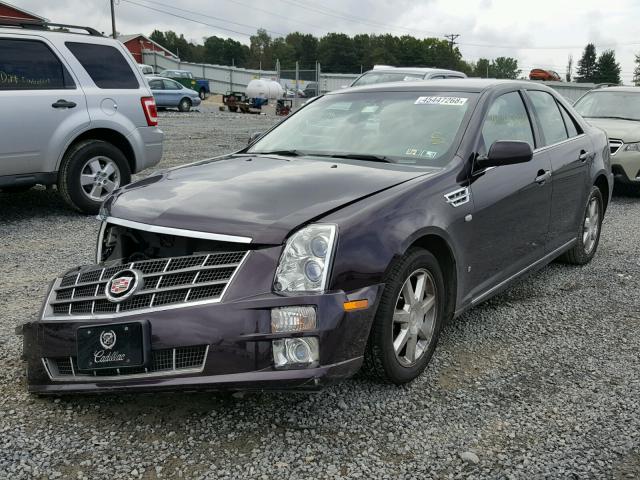 1G6DZ67A680144563 - 2008 CADILLAC STS PURPLE photo 2