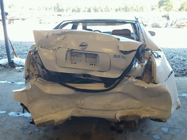 1N4BA41E96C818279 - 2006 NISSAN MAXIMA SE WHITE photo 9