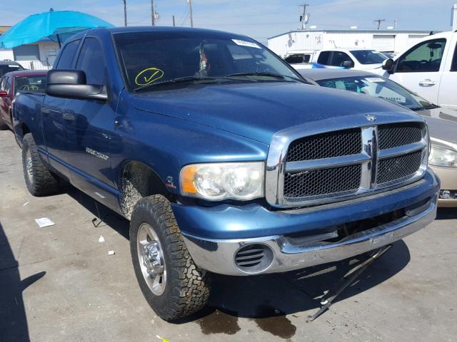 3D7KR28C35G708115 - 2005 DODGE RAM 2500 S Mavi foto 1