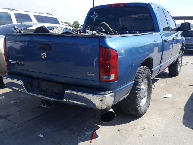 3D7KR28C35G708115 - 2005 DODGE RAM 2500 S Mavi foto 4