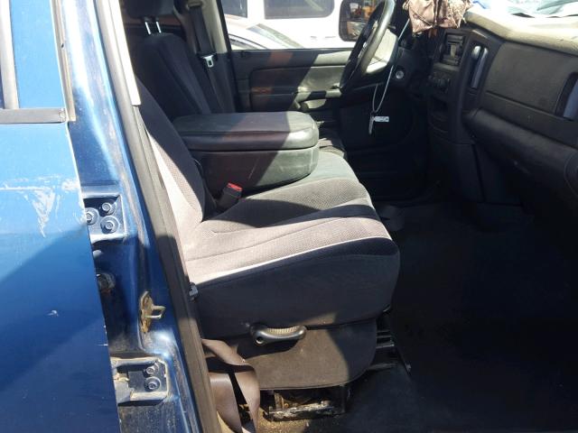 3D7KR28C35G708115 - 2005 DODGE RAM 2500 S Mavi foto 5