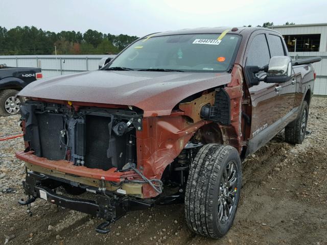 1N6AA1F27HN528274 - 2017 NISSAN TITAN XD S BROWN photo 2