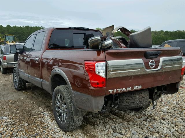 1N6AA1F27HN528274 - 2017 NISSAN TITAN XD S BROWN photo 3