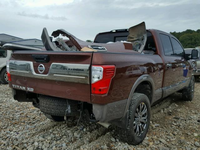 1N6AA1F27HN528274 - 2017 NISSAN TITAN XD S BROWN photo 4