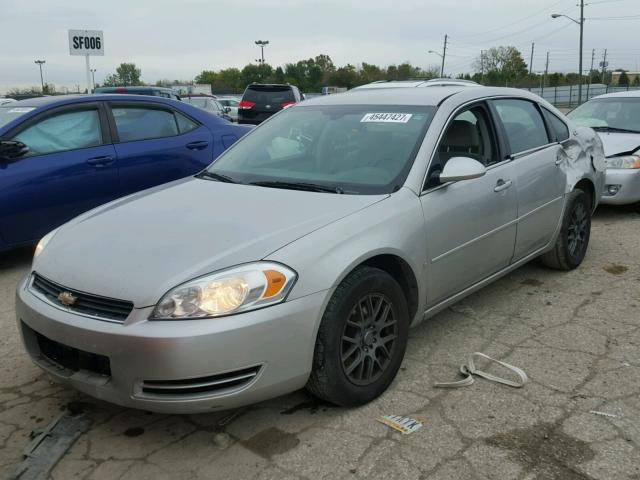 2G1WB58N289113881 - 2008 CHEVROLET IMPALA GRAY photo 2