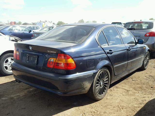 WBAEV534X3KM29316 - 2003 BMW 330 I BLUE photo 4