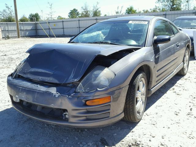 4A3AC84H92E016484 - 2002 MITSUBISHI ECLIPSE GT CHARCOAL photo 2