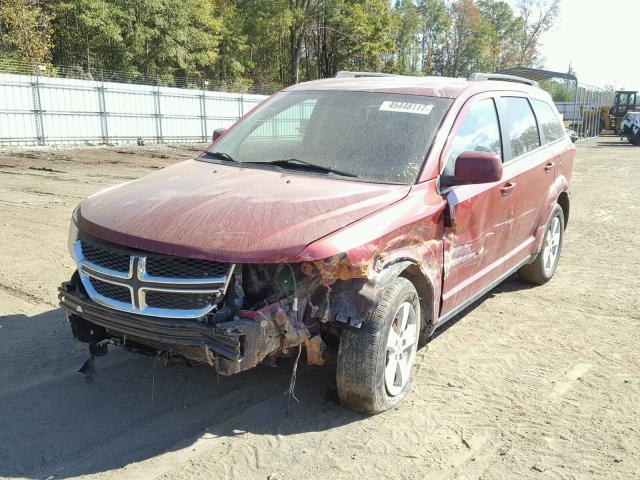 3D4PG1FG3BT502966 - 2011 DODGE JOURNEY MA RED photo 2