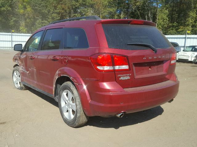 3D4PG1FG3BT502966 - 2011 DODGE JOURNEY MA RED photo 3