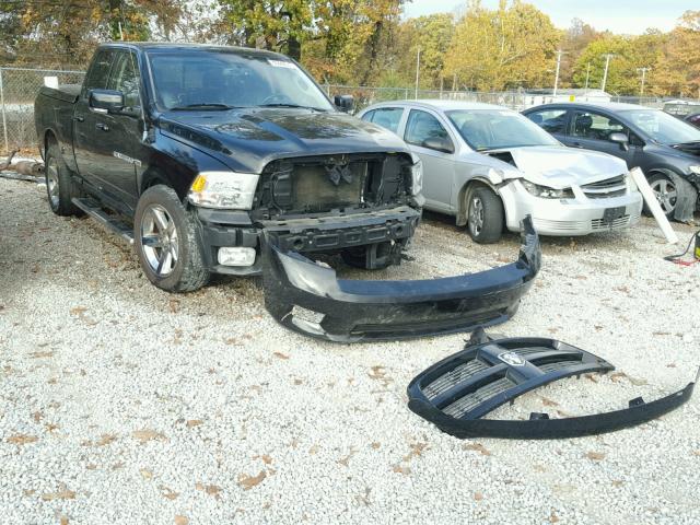 1C6RD7HTXCS213380 - 2012 DODGE RAM 1500 S BLACK photo 1