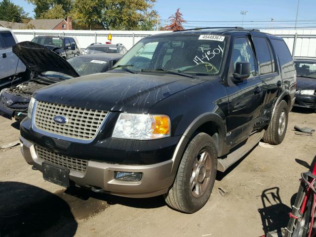 1FMPU18L24LB64437 - 2004 FORD EXPEDITION BLACK photo 2